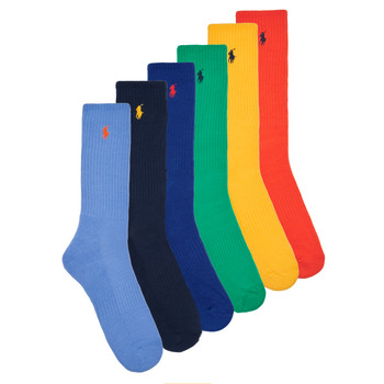 Acessórios Meias de desporto Polo Ralph Lauren 6 PACK Multicolor