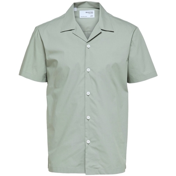 Textil Homem Camisas mangas comprida Selected Airstep / A.S.98 Verde