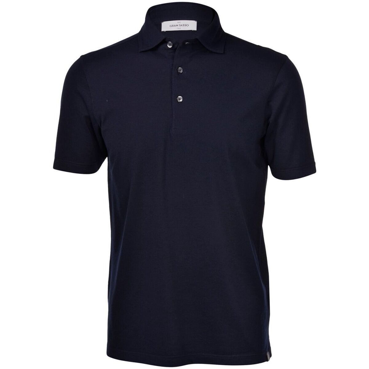 Textil Homem Envii Ally long-sleeved wrap T-shirt in multicoloured ditsy print Gran Sasso  Azul