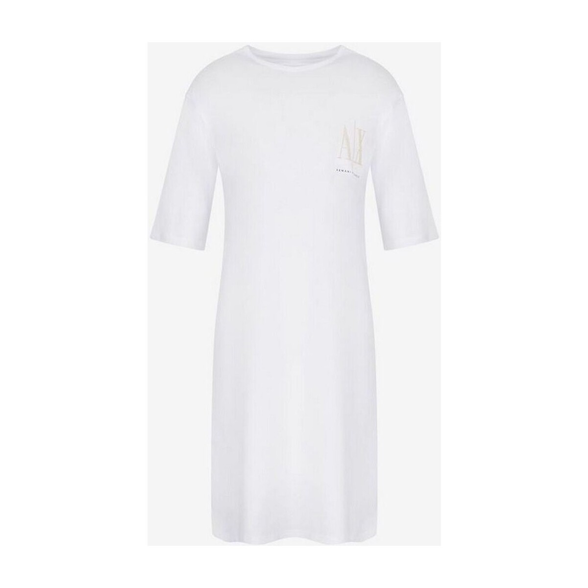 Textil Mulher Vestidos compridos EAX  Branco