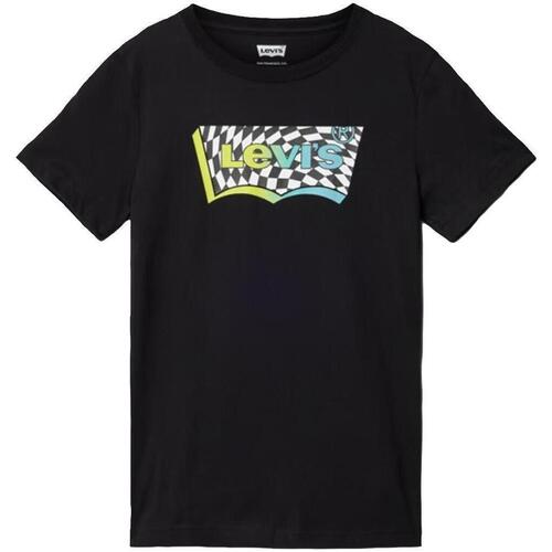 Textil Rapaz T-Shirt mangas curtas Levi's  Preto