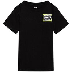 Textil Rapaz T-Shirt mangas curtas Levi's  Preto