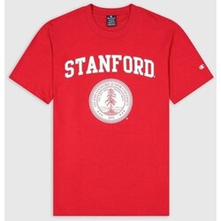 Textil Homem T-Shirt mangas curtas Champion Stanford University Vermelho