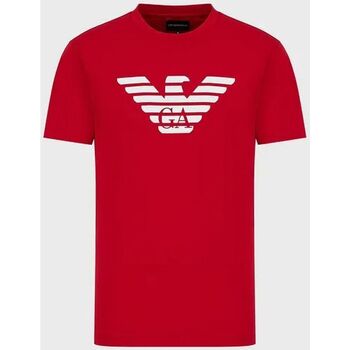 Textil Homem T-shirts Nom e Pólos Emporio Armani  Vermelho