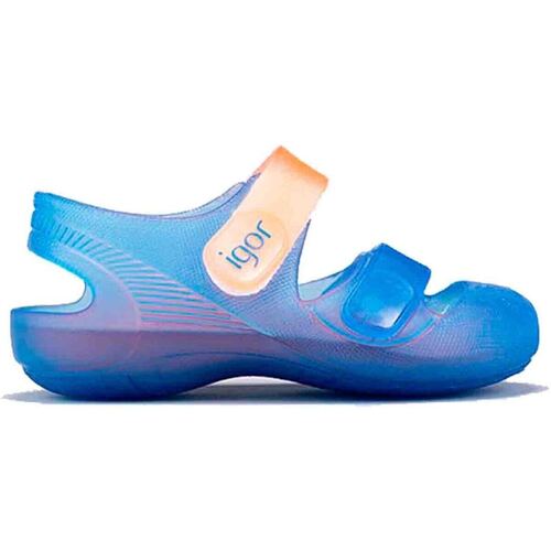 Sapatos Rapaz Chinelos IGOR S10146-023 Azul