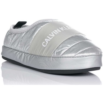 Sapatos Mulher Chinelos Calvin Klein pull-on JEANS YW0YW00479 Prata