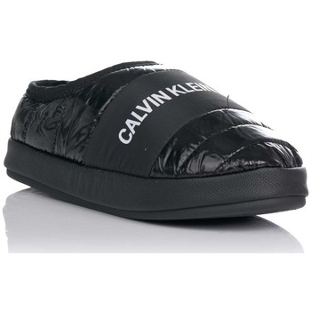 Sapatos Mulher Chinelos Calvin Klein spiral-print JEANS YW0YW00479 Preto