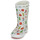 Sapatos Criança Botas de borracha Aigle LOLLY POP FUR PRINT Branco / Multicolor