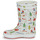 Sapatos Criança Botas de borracha Aigle LOLLY POP FUR PRINT Branco / Multicolor