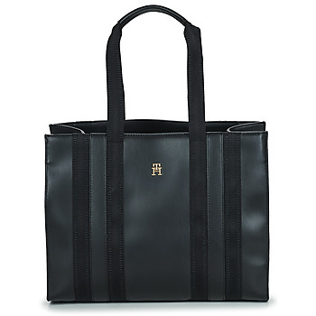 Malas Mulher Cabas / Sac shopping Tommy Hilfiger TH IDENTITY MED TOTE Preto