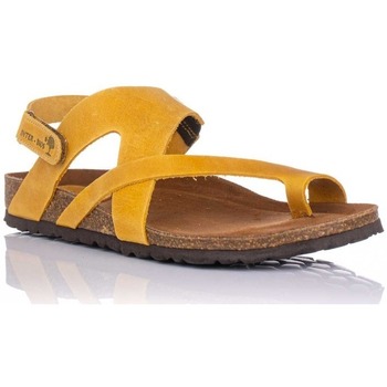 Sapatos Mulher Sandálias Interbios 7199 Amarelo