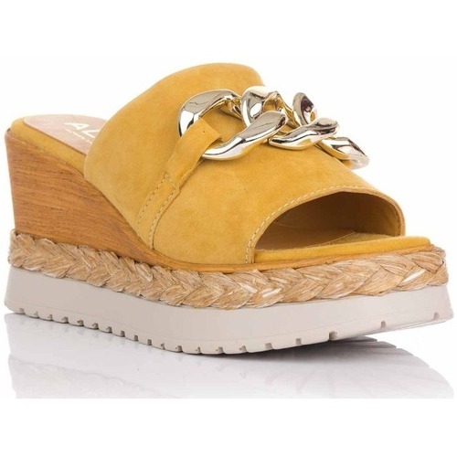Sapatos Mulher Tamancos Alpe 2415 12-55 Amarelo