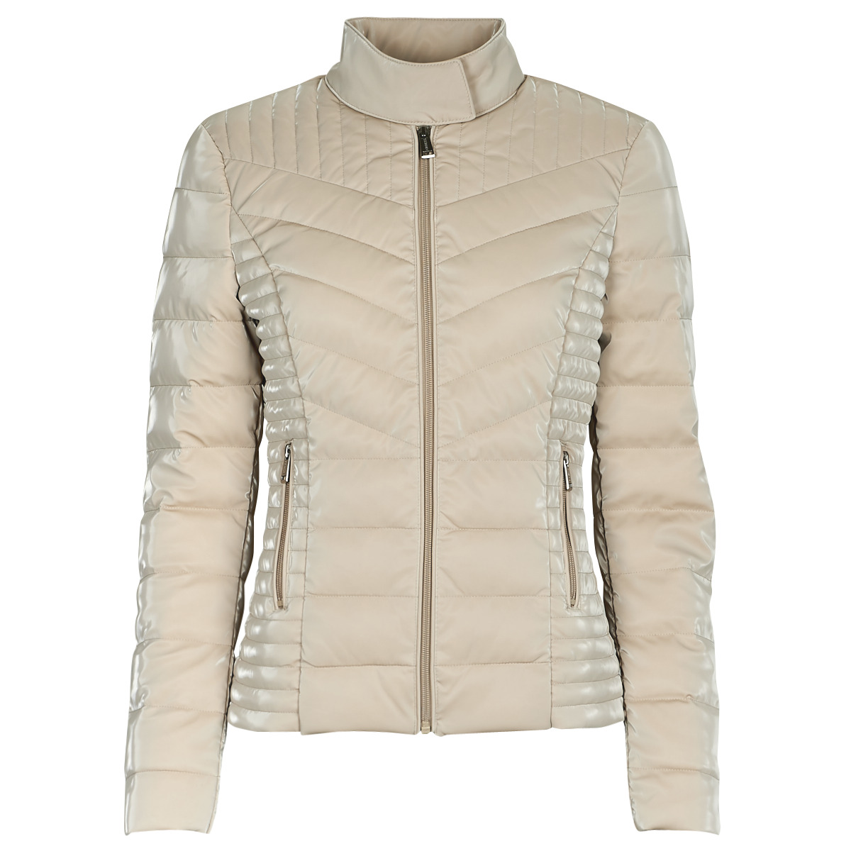Textil Mulher Quispos Guess NEW VONA JACKET Bege