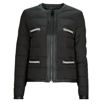 Textil Mulher Casacos for Guess IRENE CHAIN JACKET Preto