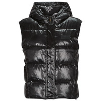 Textil Mulher Quispos Guess NOEMI PADDED VEST Preto