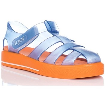 Sapatos Rapaz Chinelos IGOR S10270-016 Azul