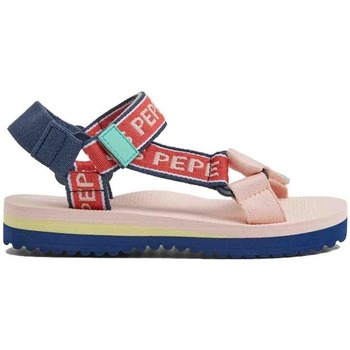 Sapatos Mulher Chinelos Pepe Sportswear jeans PGS70057 Rosa