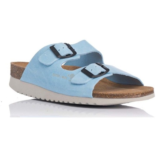 Sapatos Mulher Sandálias Interbios 7206-MG Azul