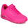 Sapatos Mulher Sapatilhas purple Skechers UNO Rosa