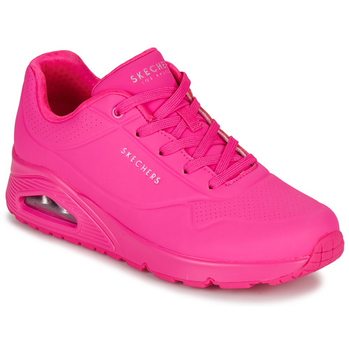 Sapatos Mulher Sapatilhas trail Skechers UNO Rosa