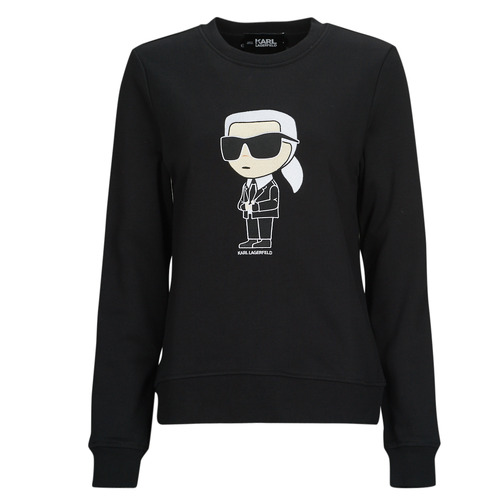 Textil Mulher Sweats Karl Lagerfeld IKONIK 2.0 KARL SWEATshirt Shirt Preto