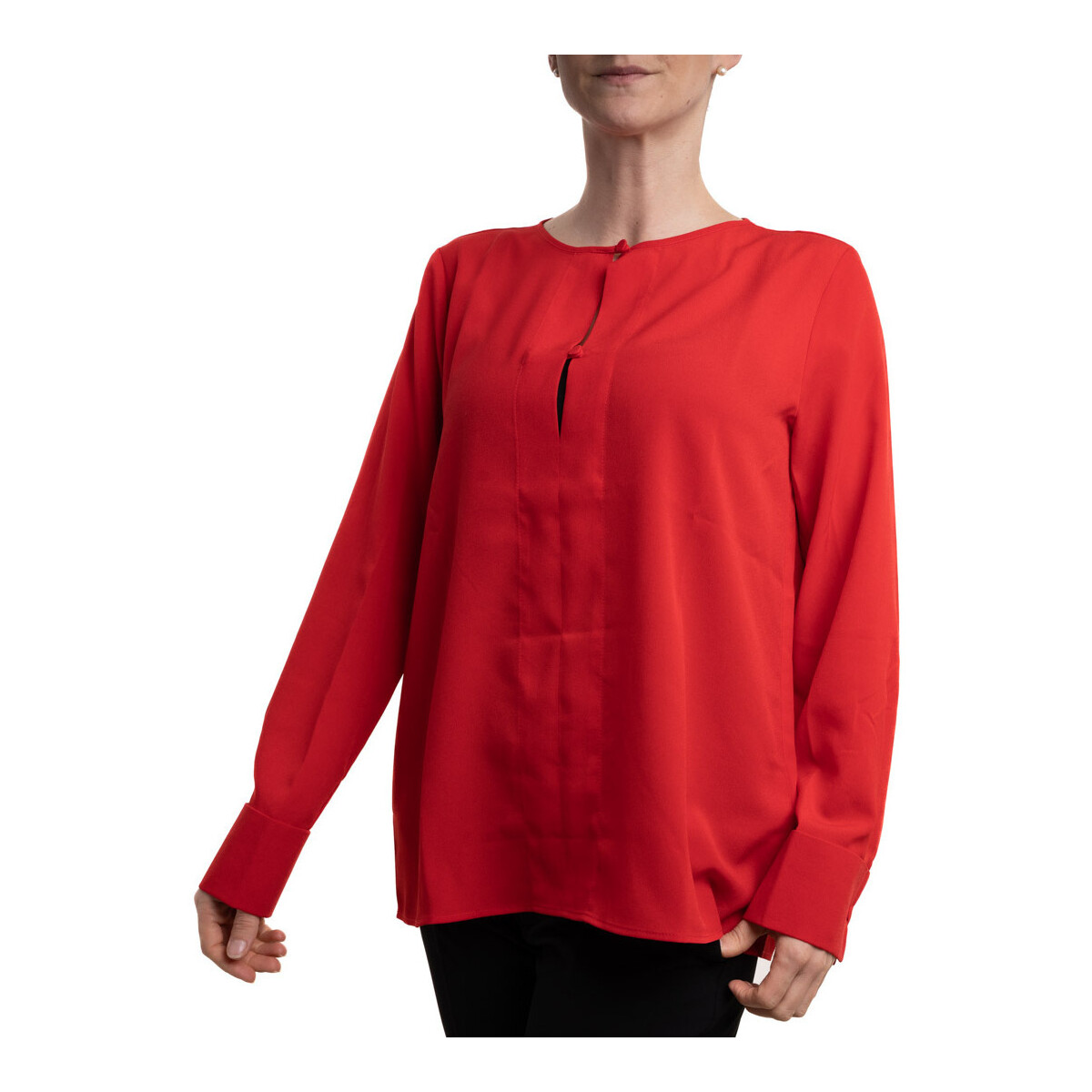 Textil Mulher camisas Linea Emme Marella 23511109 Vermelho