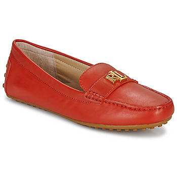Sapatos Mulher Mocassins Polo Ralph Lauren BARNSBURY-FLATS-DRIVER Vermelho