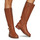 Sapatos Mulher Botas Lauren Ralph Lauren HALLEE-BOOTS-TALL BOOT Conhaque