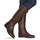 Sapatos Mulher Botas Lauren Ralph Lauren JUSTINE-BOOTS-TALL BOOT Conhaque