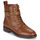 Sapatos Mulher Botas baixas Lauren Ralph Lauren ELRIDGE-BOOTS-BOOTIE Conhaque