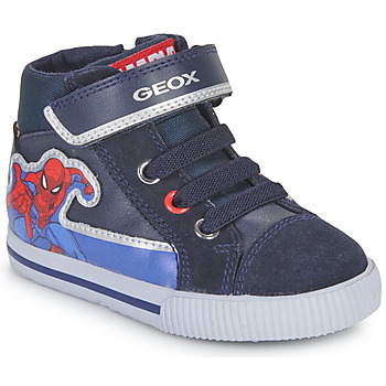 Sapatos Rapaz Conjunto de mesa Geox B KILWI BOY D Marinho / Vermelho