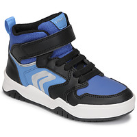 Sapatos Rapaz por correio eletrónico : at Geox J PERTH BOY G Azul / Preto