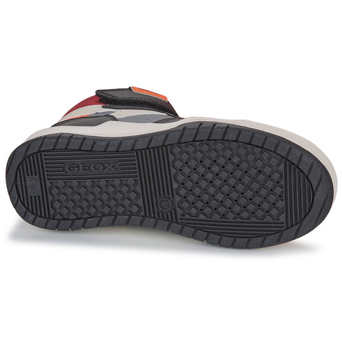 Geox J PERTH BOY F Preto / Cinza / Laranja
