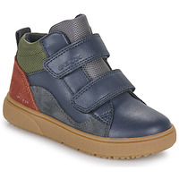Sapatos Rapaz por correio eletrónico : at Geox J THELEVEN BOY B ABX Marinho / Verde / Laranja