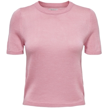 Textil Mulher Sweats Only Malha Vilma - Tickled Pink Rosa