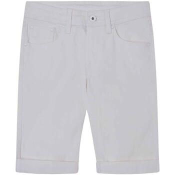 Textil Rapaz Shorts / Bermudas Pepe neri JEANS  Branco