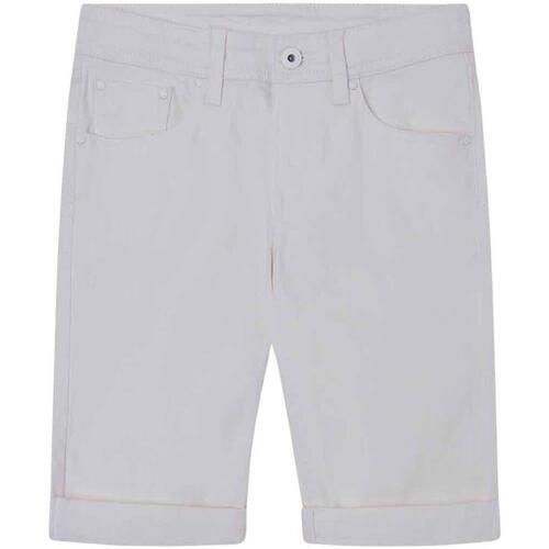 Textil Rapaz Shorts / Bermudas Pepe jeans vintage  Branco