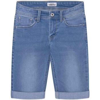 Textil Rapaz Shorts / Bermudas Pepe JEANS pleated  Azul