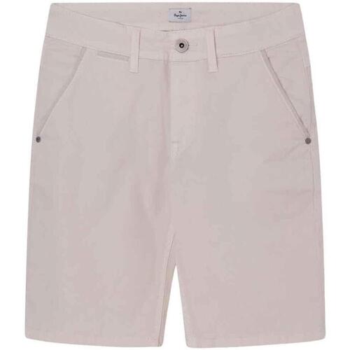 Textil Rapaz Shorts / Bermudas Pepe JEANS Jeans  Bege