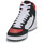Sapatos Sapatilhas de cano-alto Polo Ralph Lauren POLO COURT HIGH Branco / Preto / Vermelho
