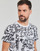 Textil Homem T-Shirt mangas curtas Versace Jeans Couture GAH6SO Branco / Preto