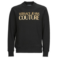 Textil Homem Sweats Versace JEANS jeansowa Couture GAIT01 Preto / Ouro