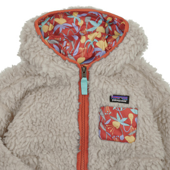 Patagonia BABY RETRO-X HOODY Bege / Coral