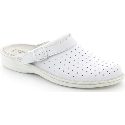 Sapatos Mulher Chinelos Grunland GRU-RRR-CE0039-BI Branco