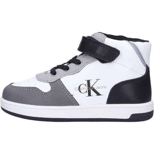 Sapatos Criança Sapatilhas Calvin Klein JEANS Grimey V1X9-80331 Cinza