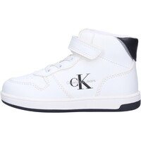 Sapatos Criança Sapatilhas Cechy Calvin Klein Jeans V1X9-80330 Branco