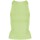 Textil Mulher Tops sem mangas Bomboogie TW7934 Verde