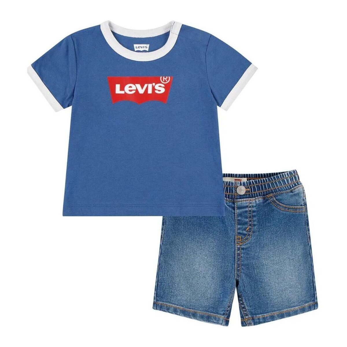 Textil Rapaz Corta vento Levi's  Azul