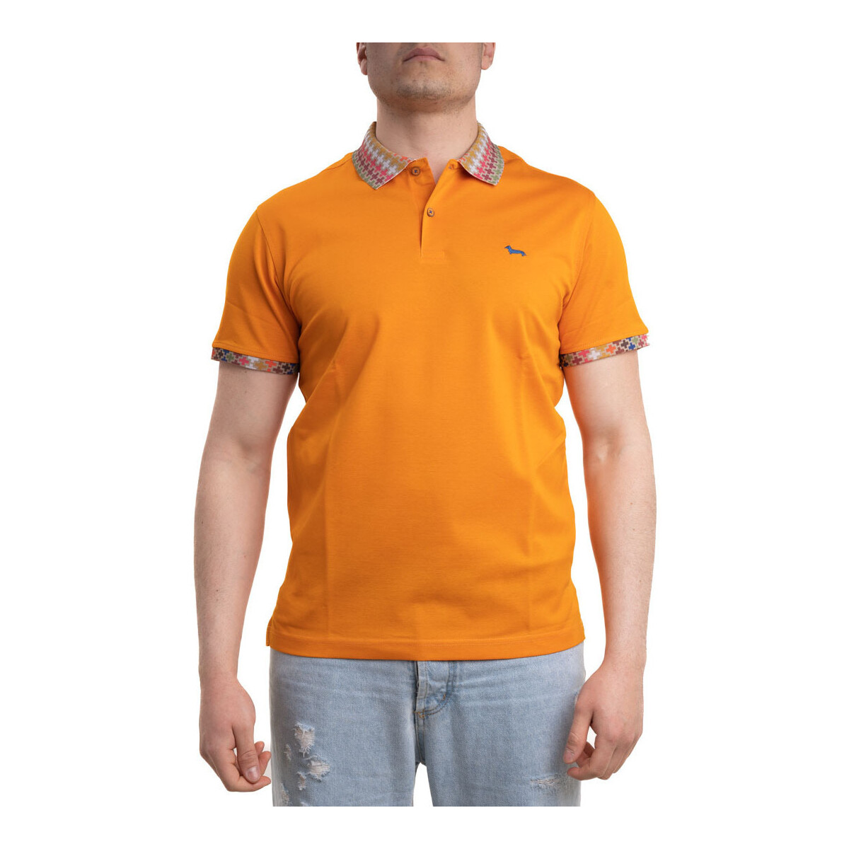 Textil Homem T-shirts e Pólos Harmont & Blaine LRJ328021215 Laranja