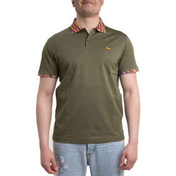 Textil Homem T-shirts e Pólos Harmont & Blaine LRJ328021215 Verde